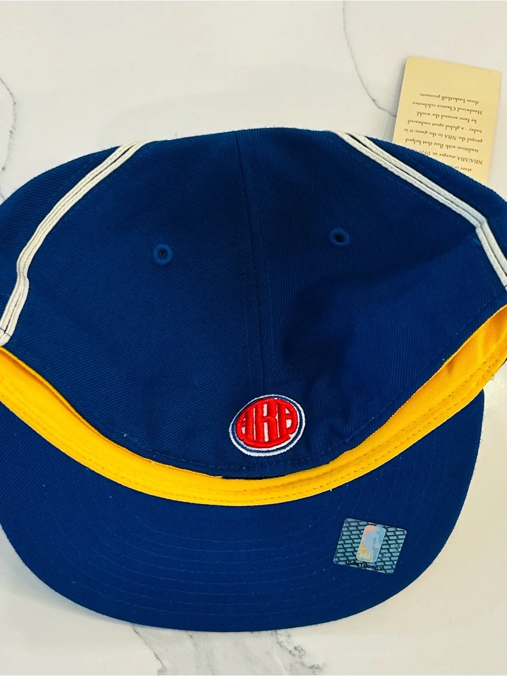 Houston Mavericks ABA Reebok NBA Hardwood Fitted Cap Hat Size 7 3/4 100% Wool